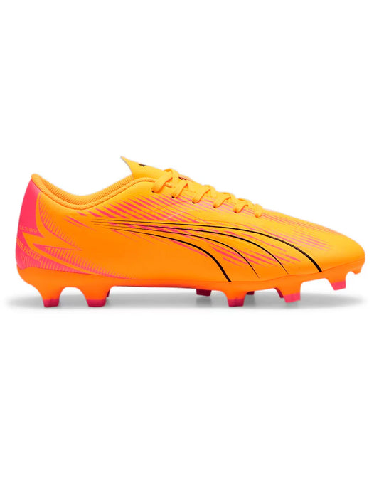 Tenis Puma de Fútbol Ultra Play FG/AG Naranja Hombre