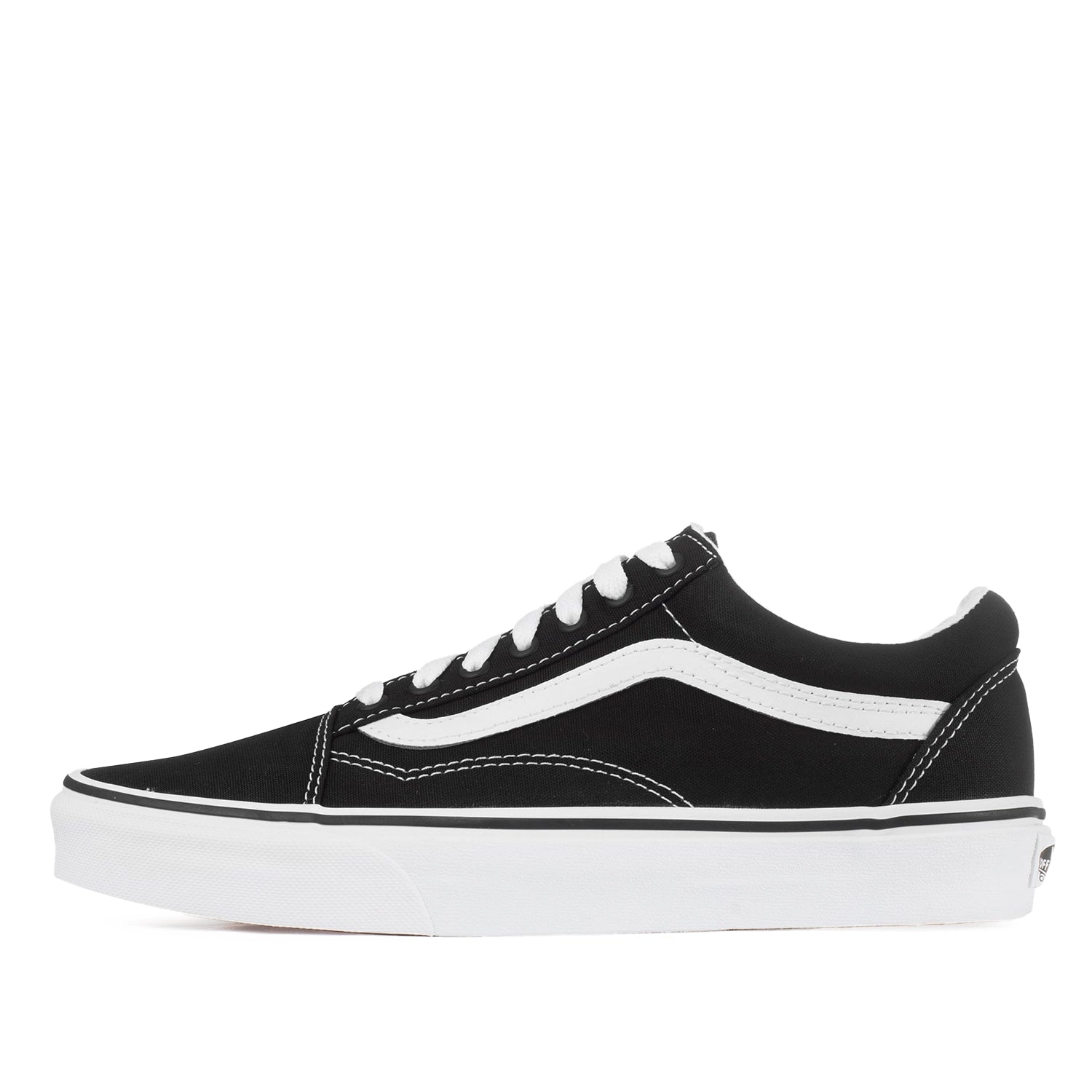 Tenis Vans Old Skool Blanco y Negro