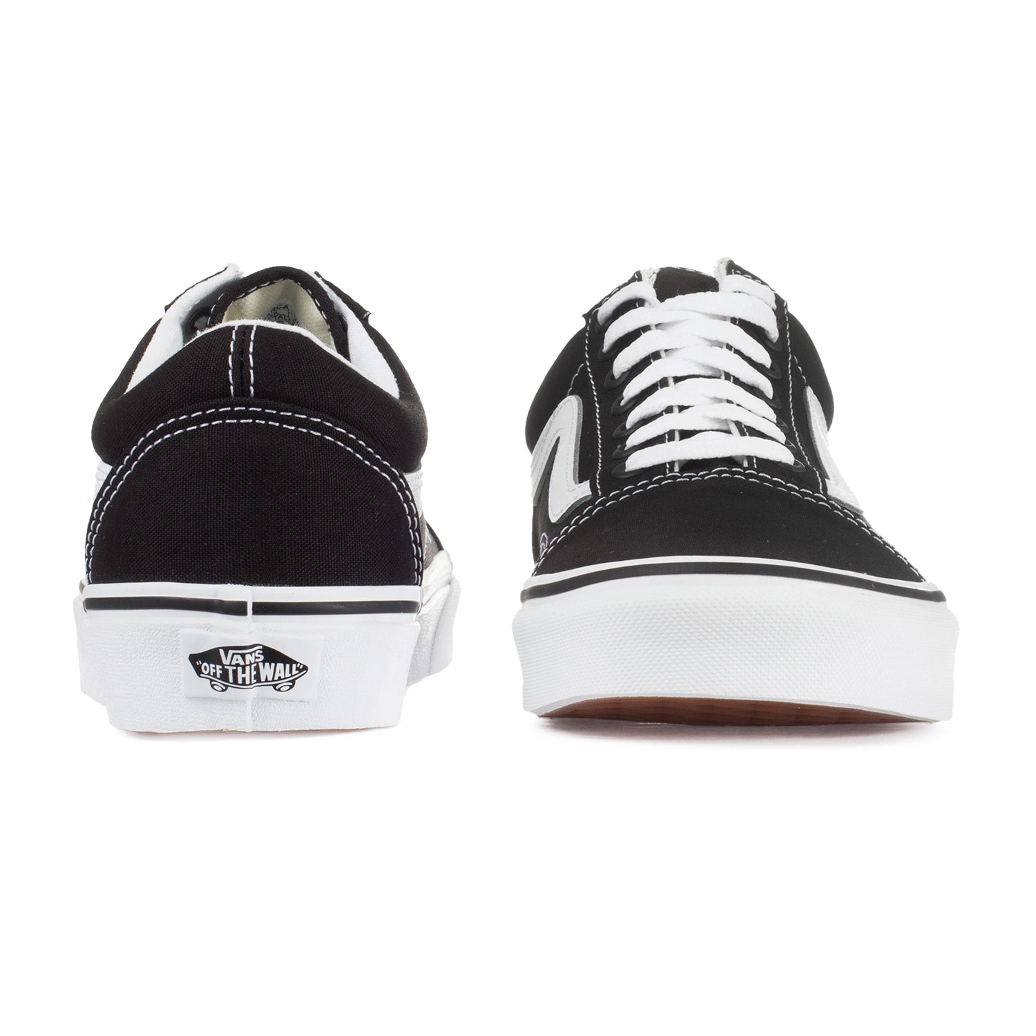 Tenis Vans Old Skool Blanco y Negro