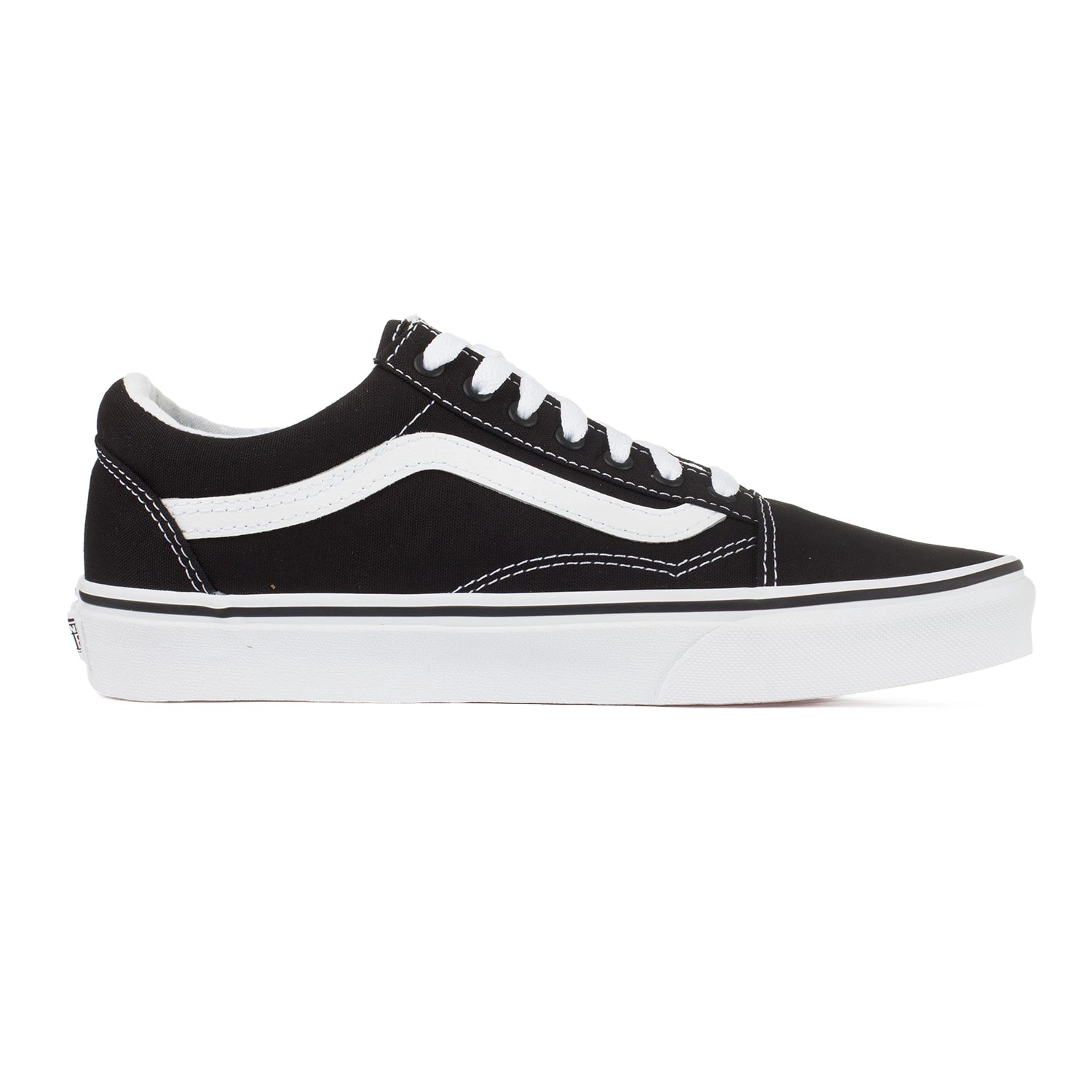 Tenis Vans Old Skool Blanco y Negro