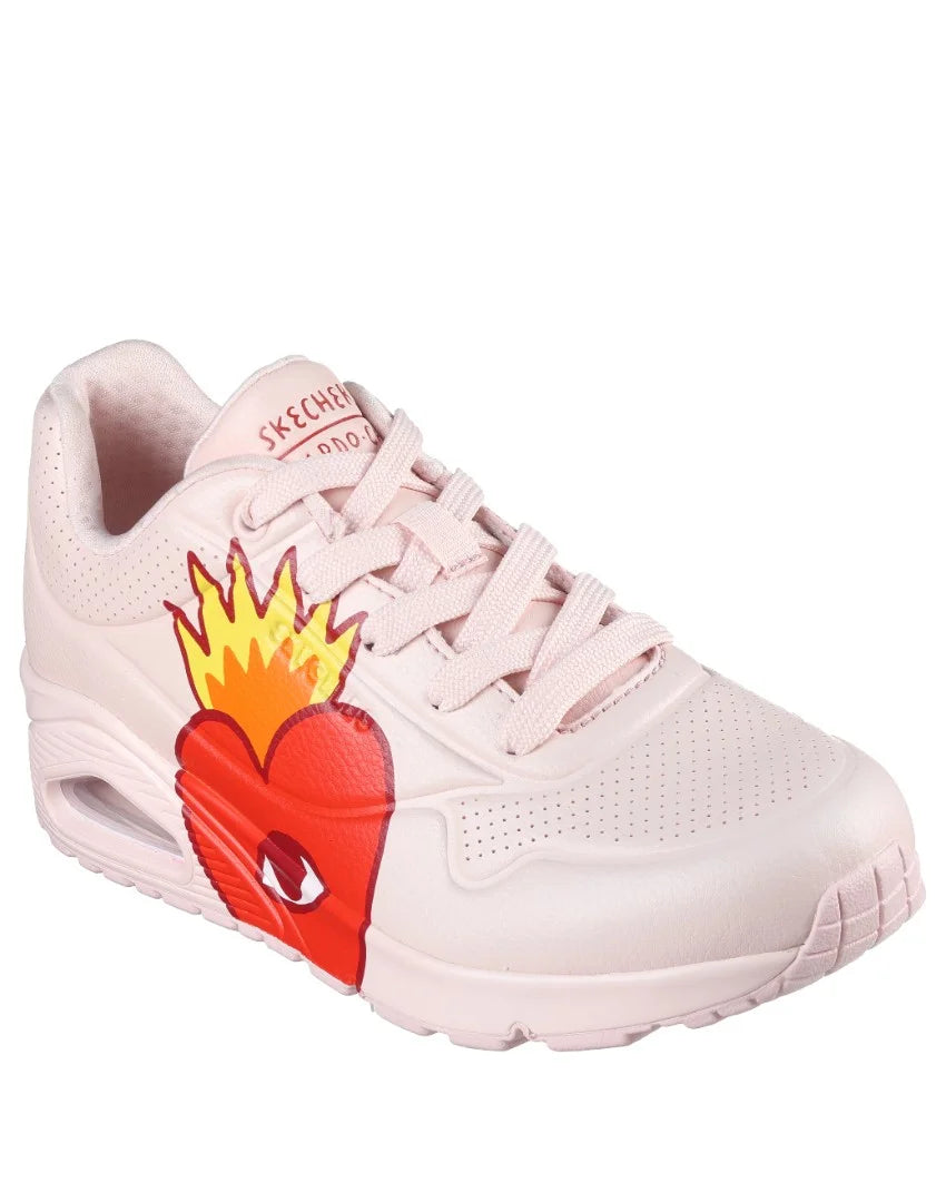 Tenis Skechers Flaming Heart