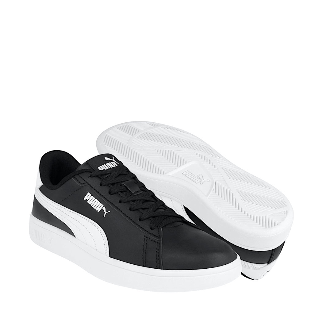 Tenis Puma Smash 3.0 JR Negro/Blanco