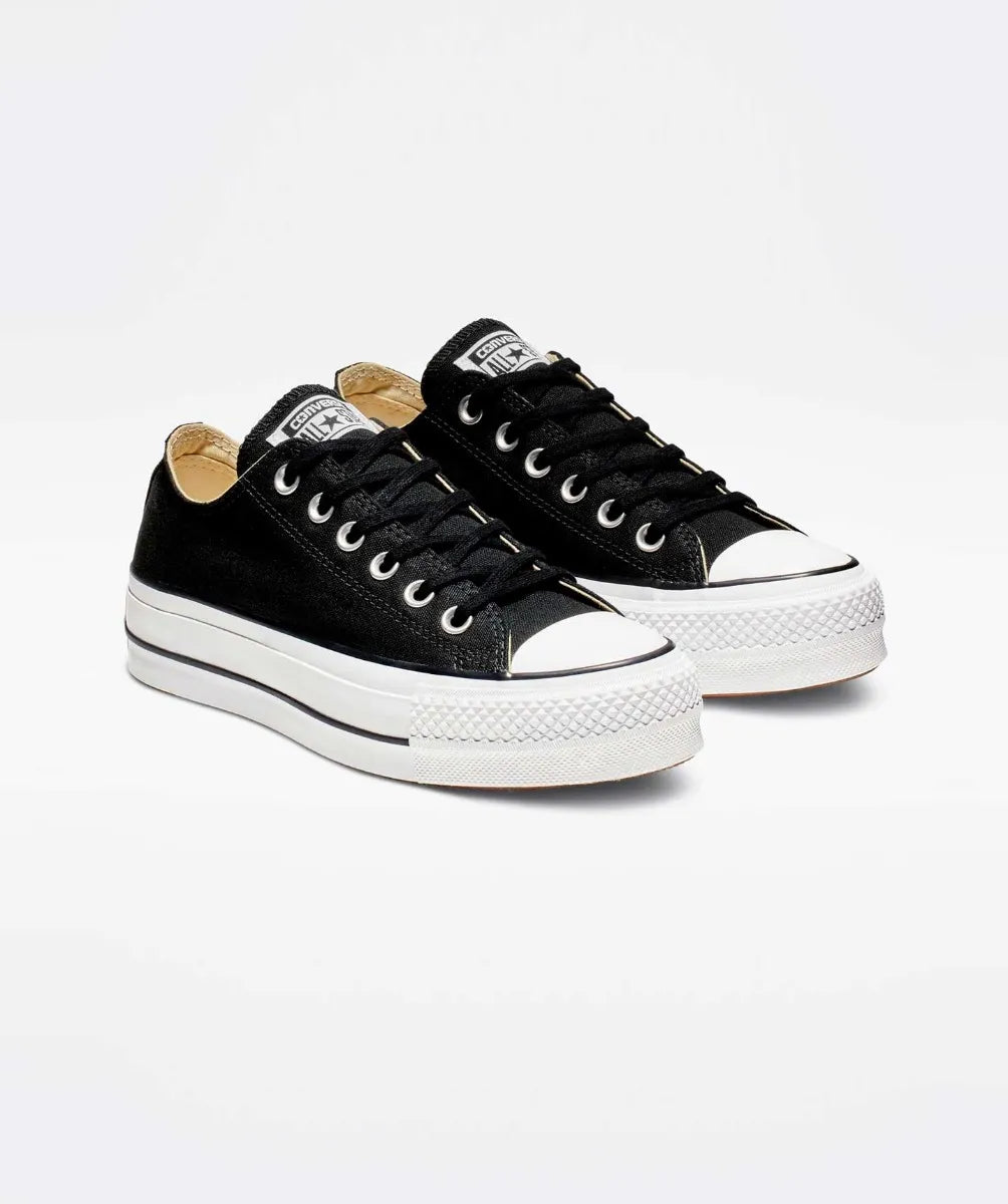 Tenis Converse de Plataforma Lift Negros en Choclo de Lona para Mujer