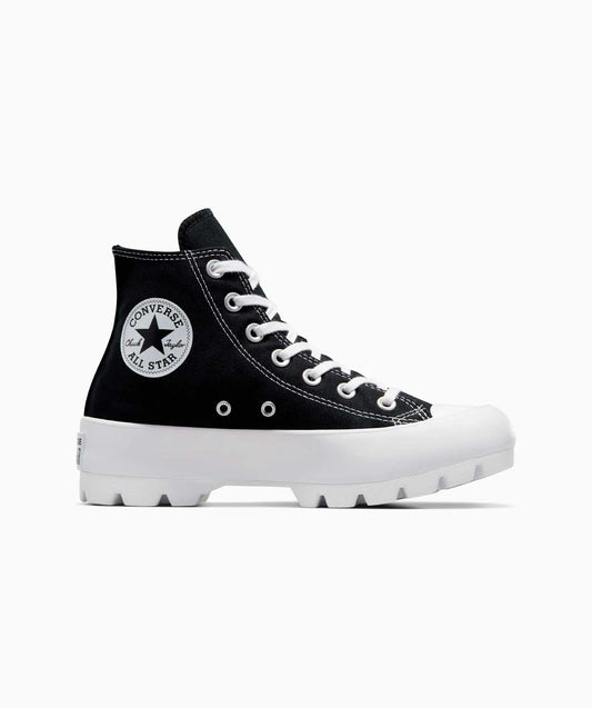 tenis converse ctas lugged hi black/white/black