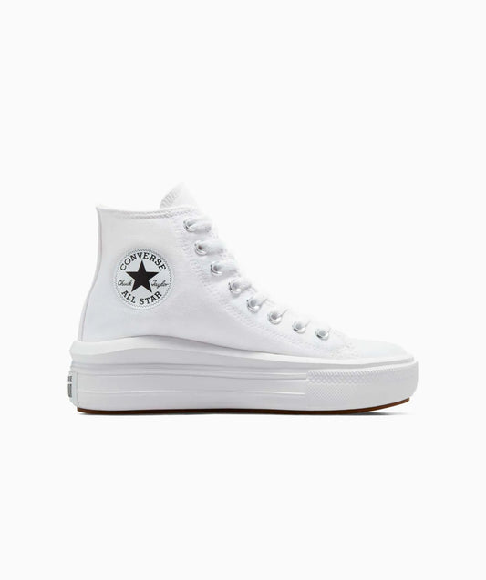 tenis converse ctas move hi white/natural ivory/black