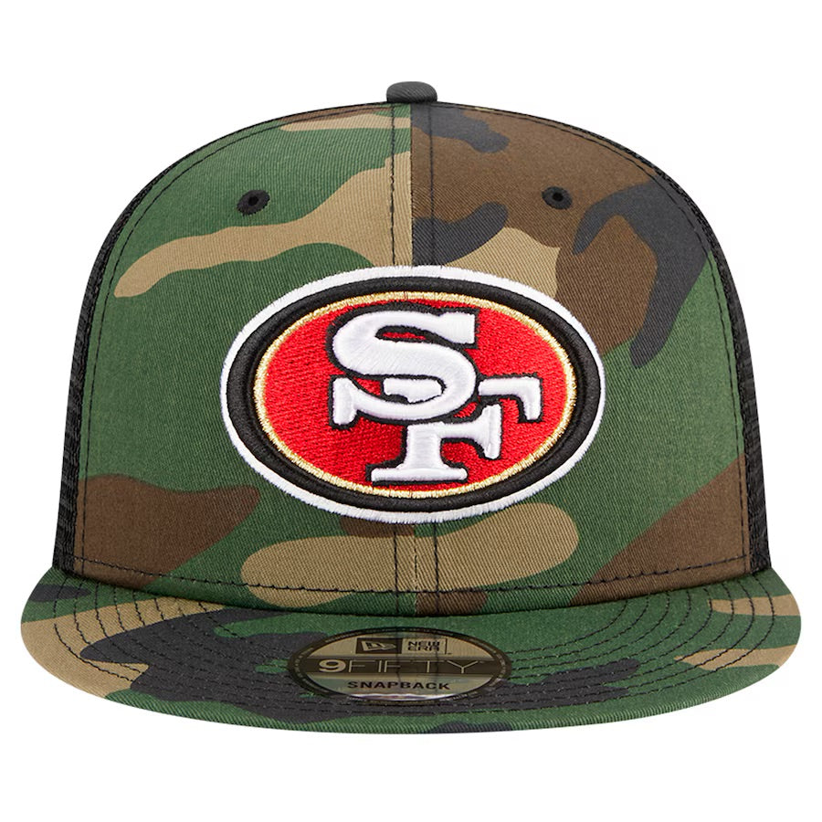 Gorra New Era San Francisco 49ers NFL Woodland Trucker 9Fifty