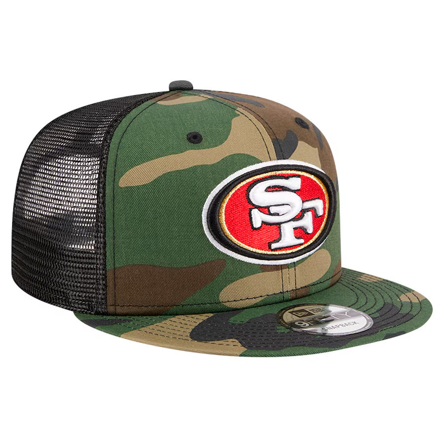 Gorra New Era San Francisco 49ers NFL Woodland Trucker 9Fifty