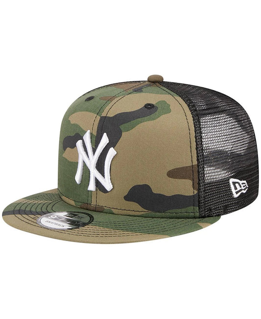 Gorra New Era New York Yankees MLB Woodland Trucker 9Fifty