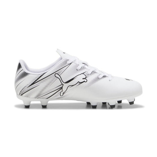 Tenis Puma de Fútbol Attacanto FG/AG Jr Blanco/Negro