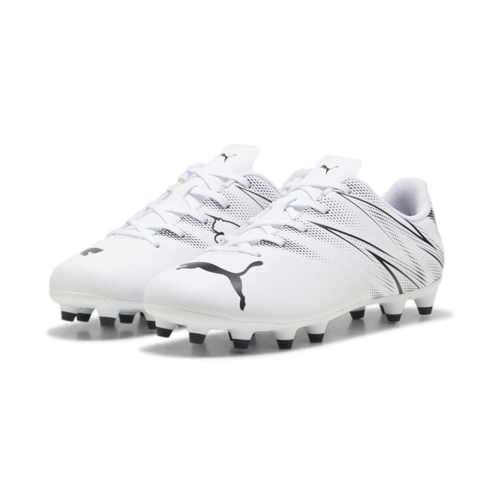 Tenis Puma de Fútbol Attacanto FG/AG Jr Blanco/Negro