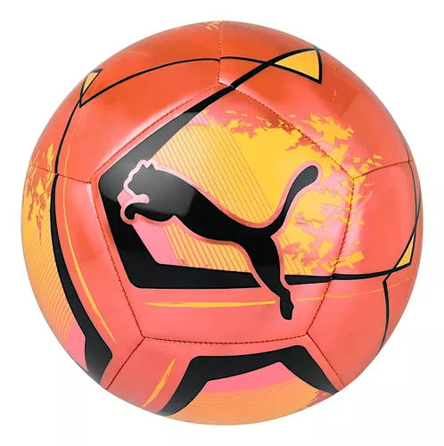 Balón Puma Cage Ball Naranja-Negro-Amarillo