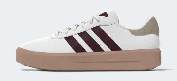 tenis adidas court platform