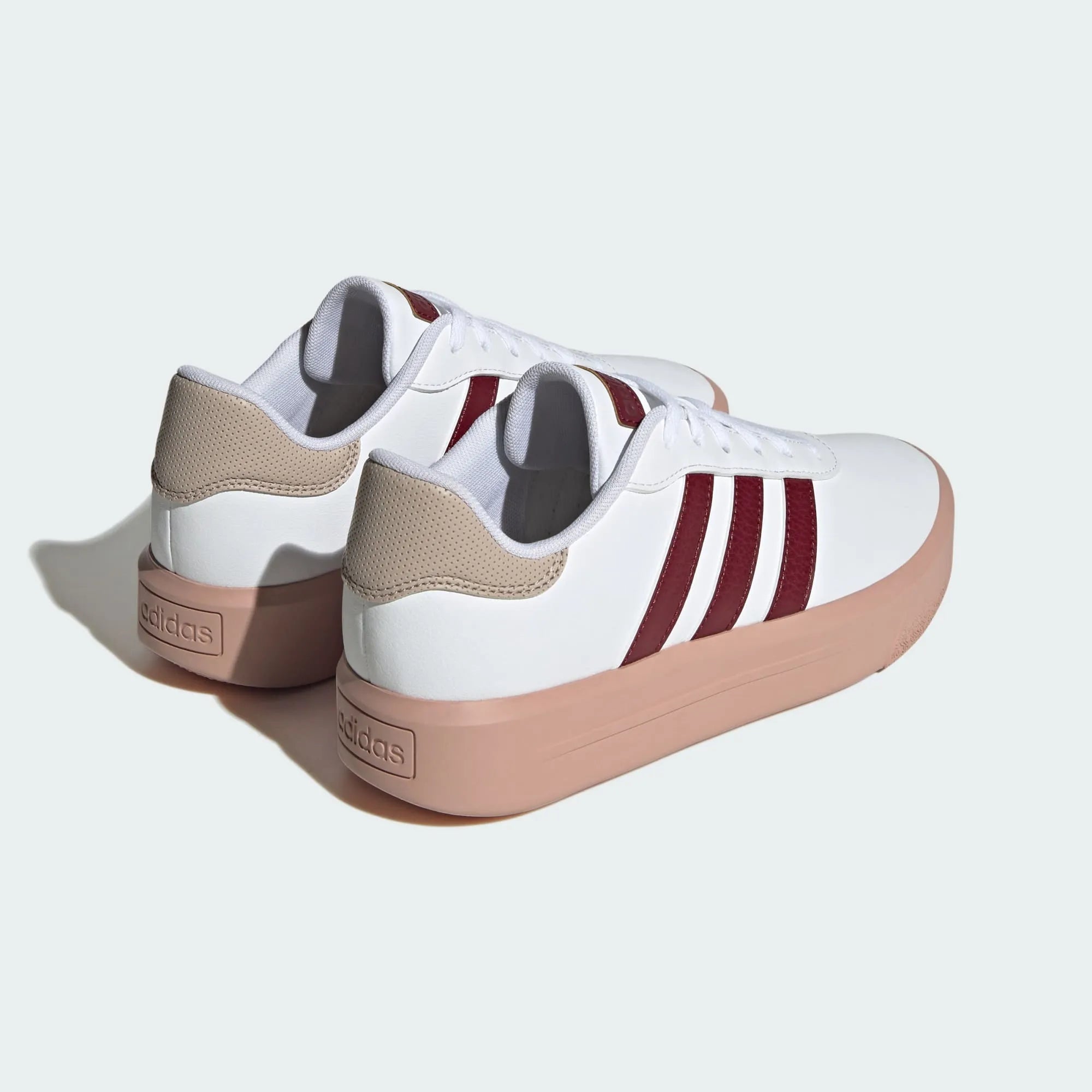 tenis adidas court platform