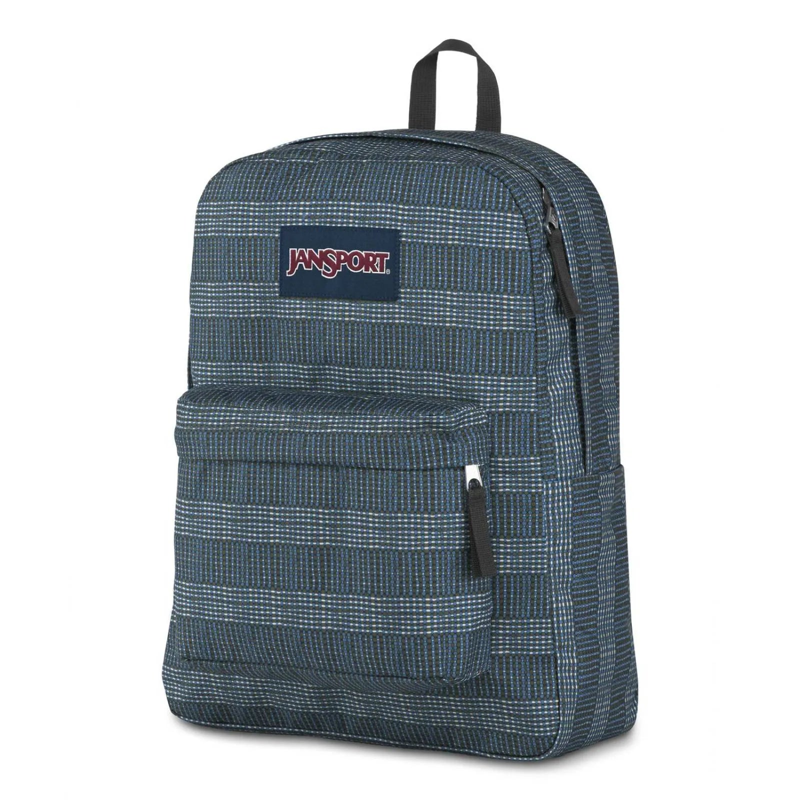 mochila jansport superbreak woven stripes