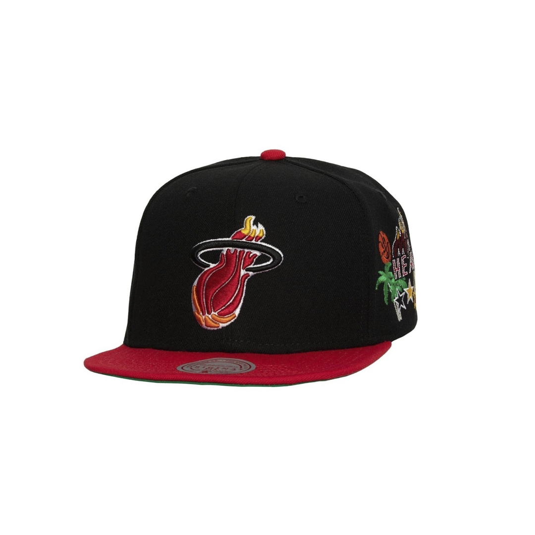 Gorra Mitchell & Ness Chicago Miami Heat