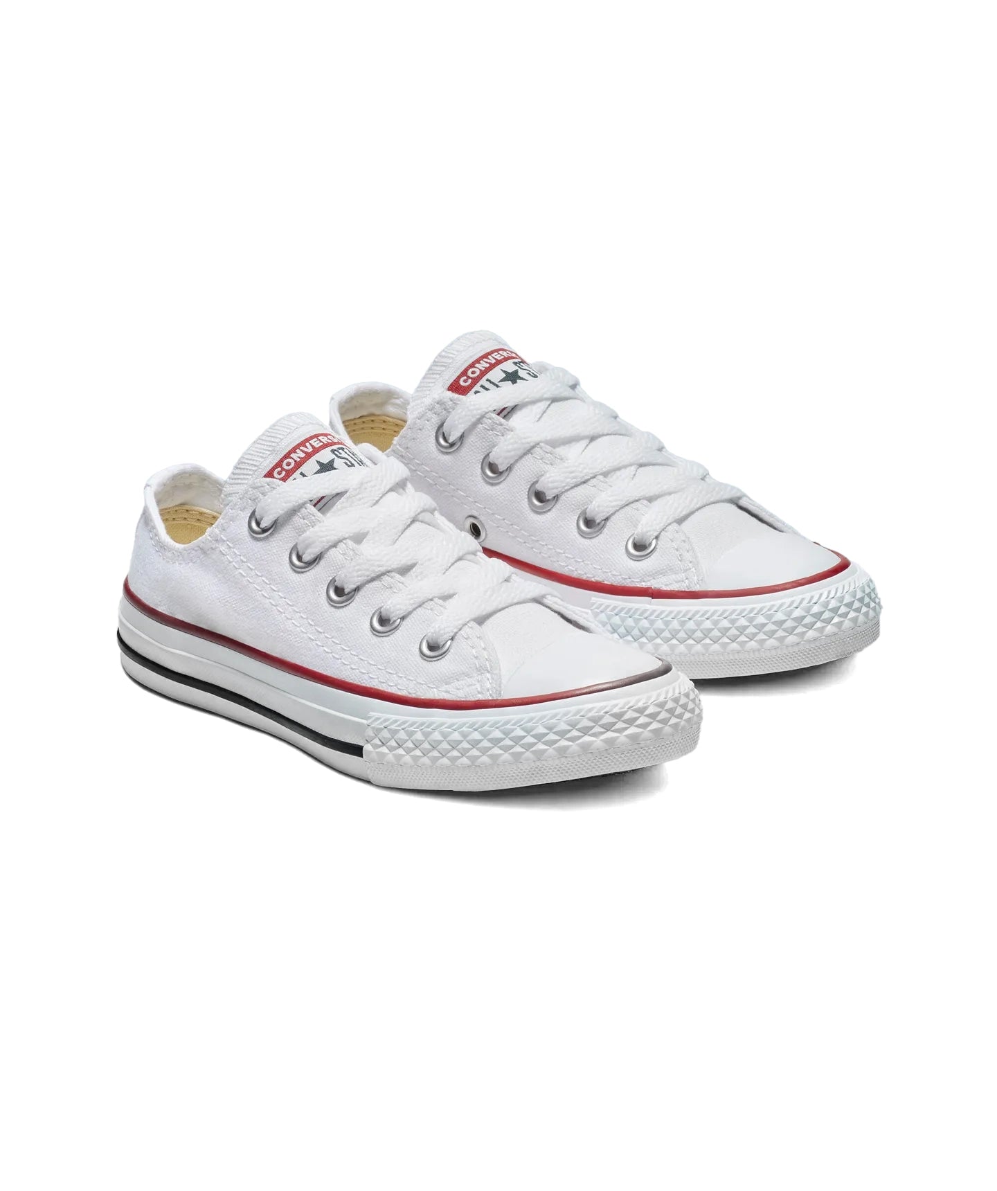 Tenis Converse Chuck Taylor Clasico de Lona Blanco Niños